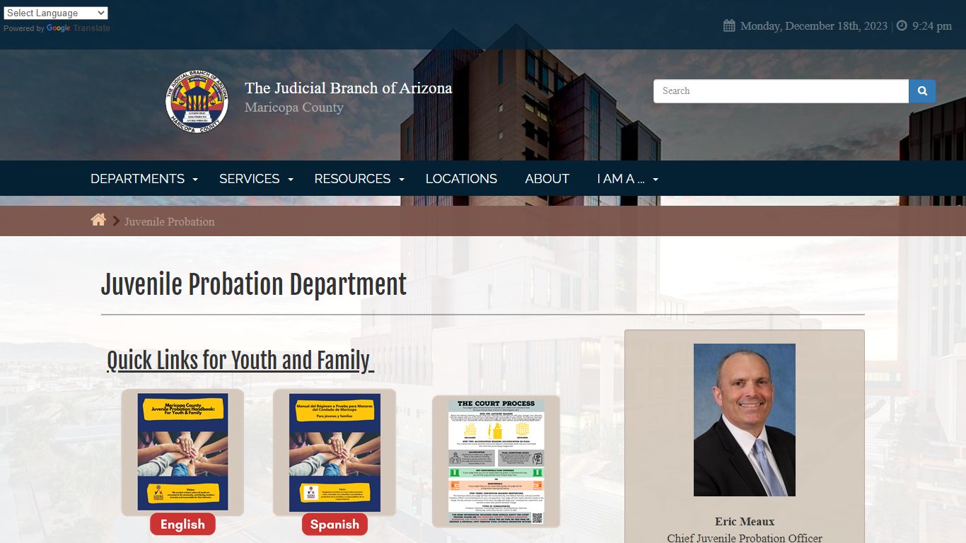 The Judicial Branch of Arizona in Maricopa County - Juvenile Probation ...